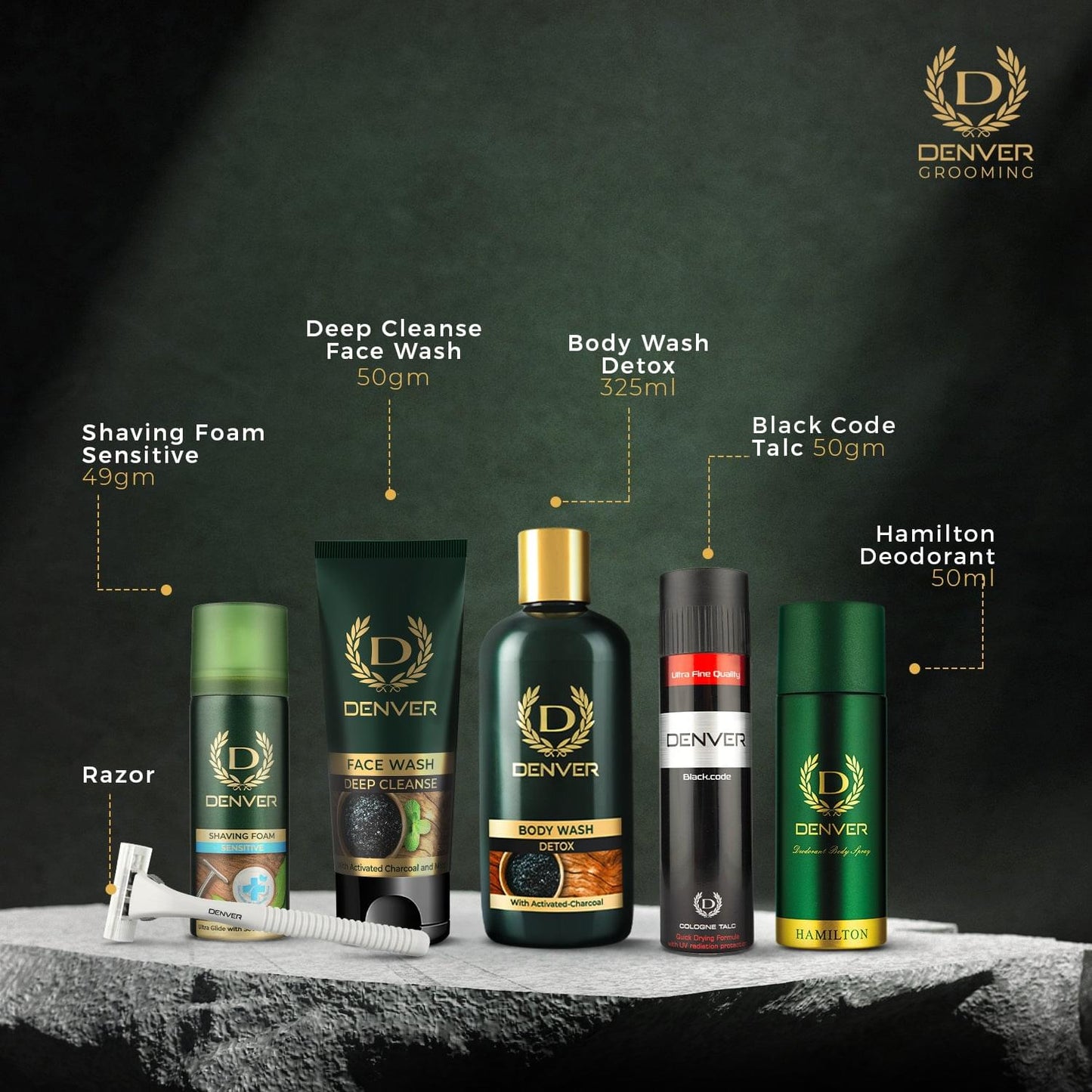 Denver Hamilton Grooming Kit For Men