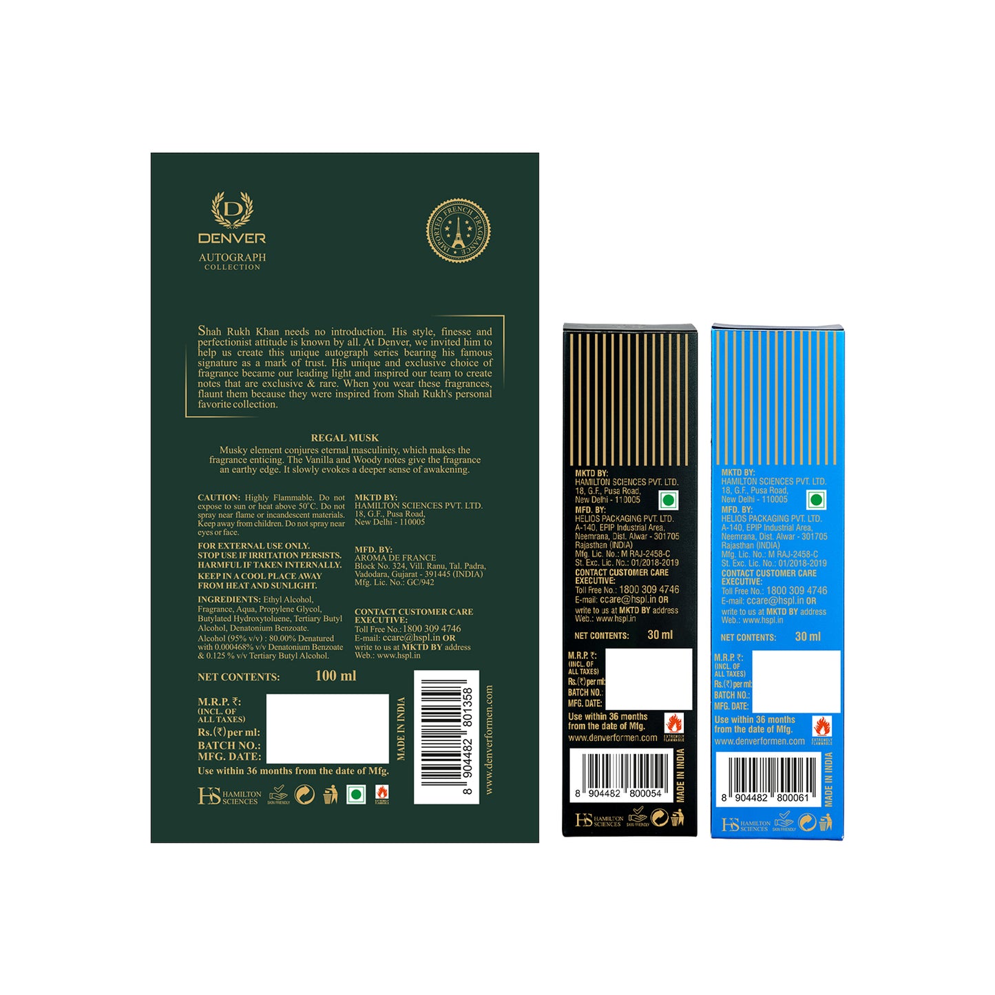 SRK Autograph Perfume Regal Musk 100ml | Free Mogul & Vip Rush perfume 30ml