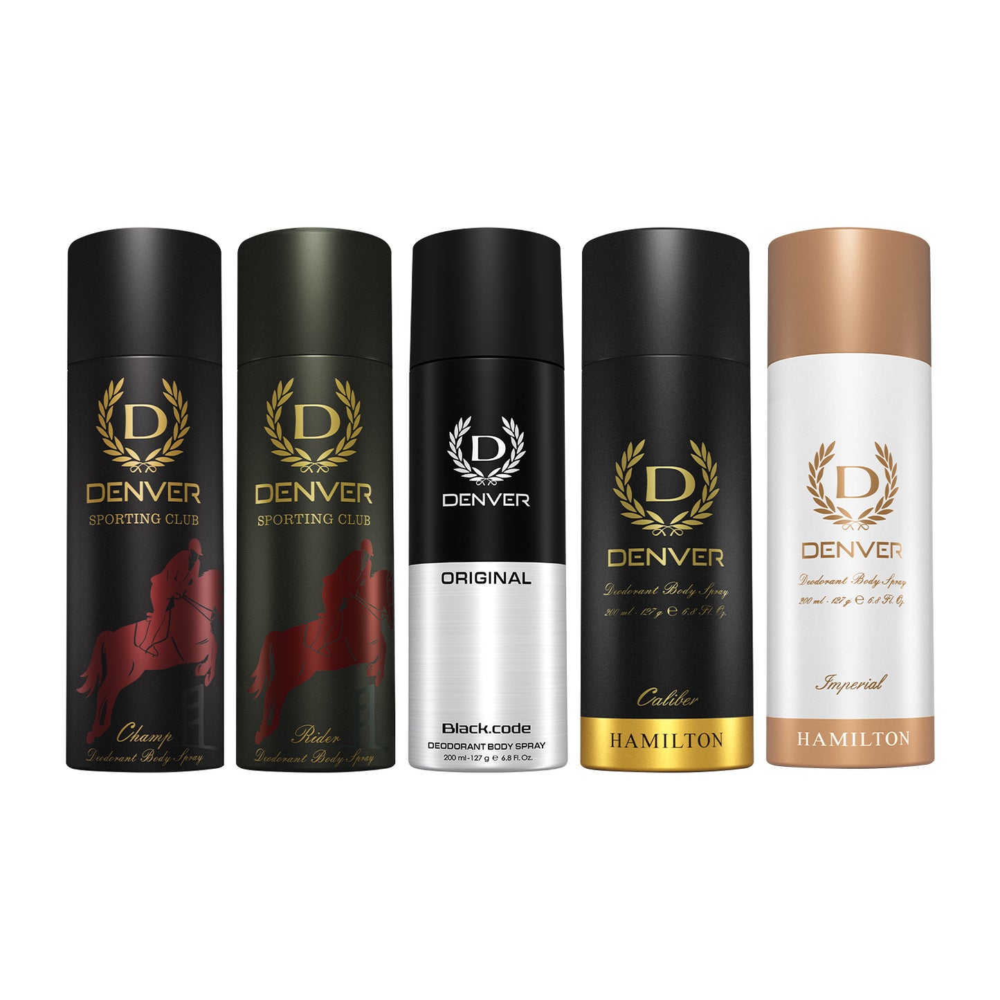 Champ + Imperial + Rider + Caliber + Black Code Original) - 180/200ml