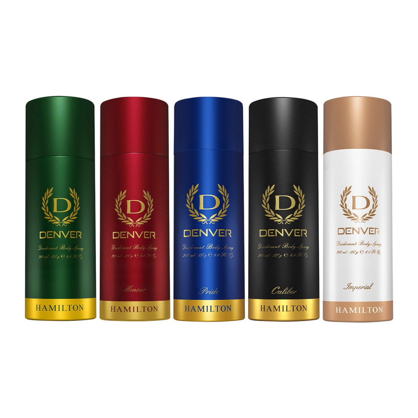 Caliber + Pride + Hamilton + Imperial + Honour) - 180/200ml