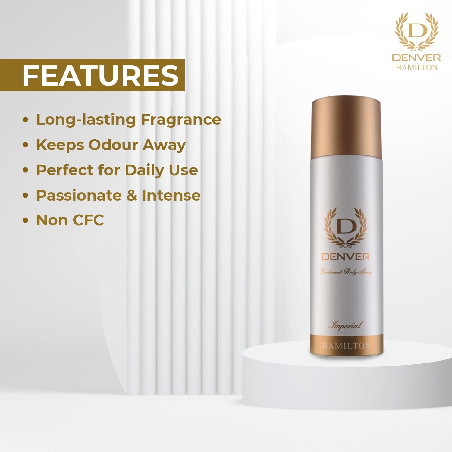 Denver Imperial Nano Deodorant features