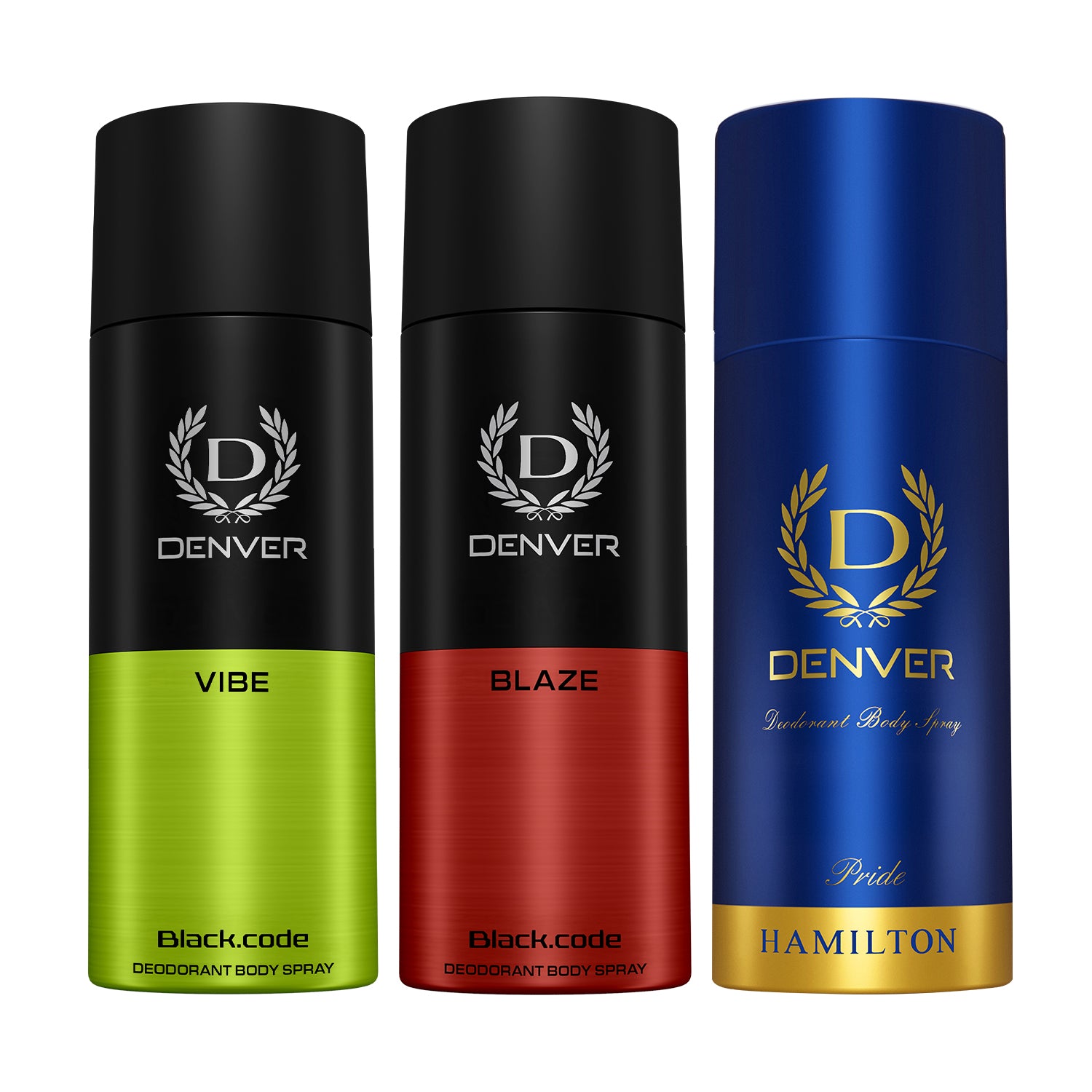 Pack of 3 Deos (Vibe + Blaze + Pride) - 150ml Each