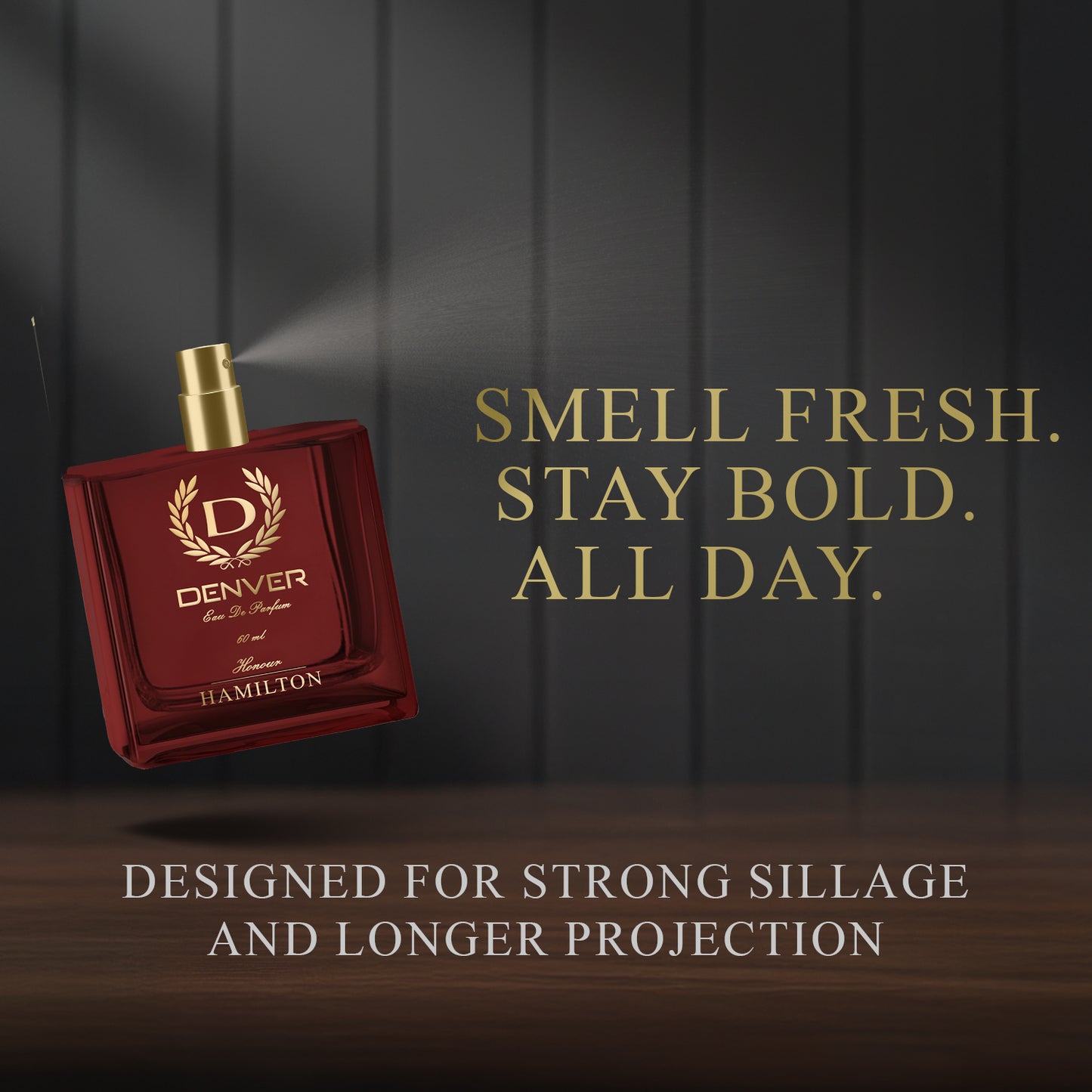 Denver Pack of 3 Honour Perfumes - 60ml Each