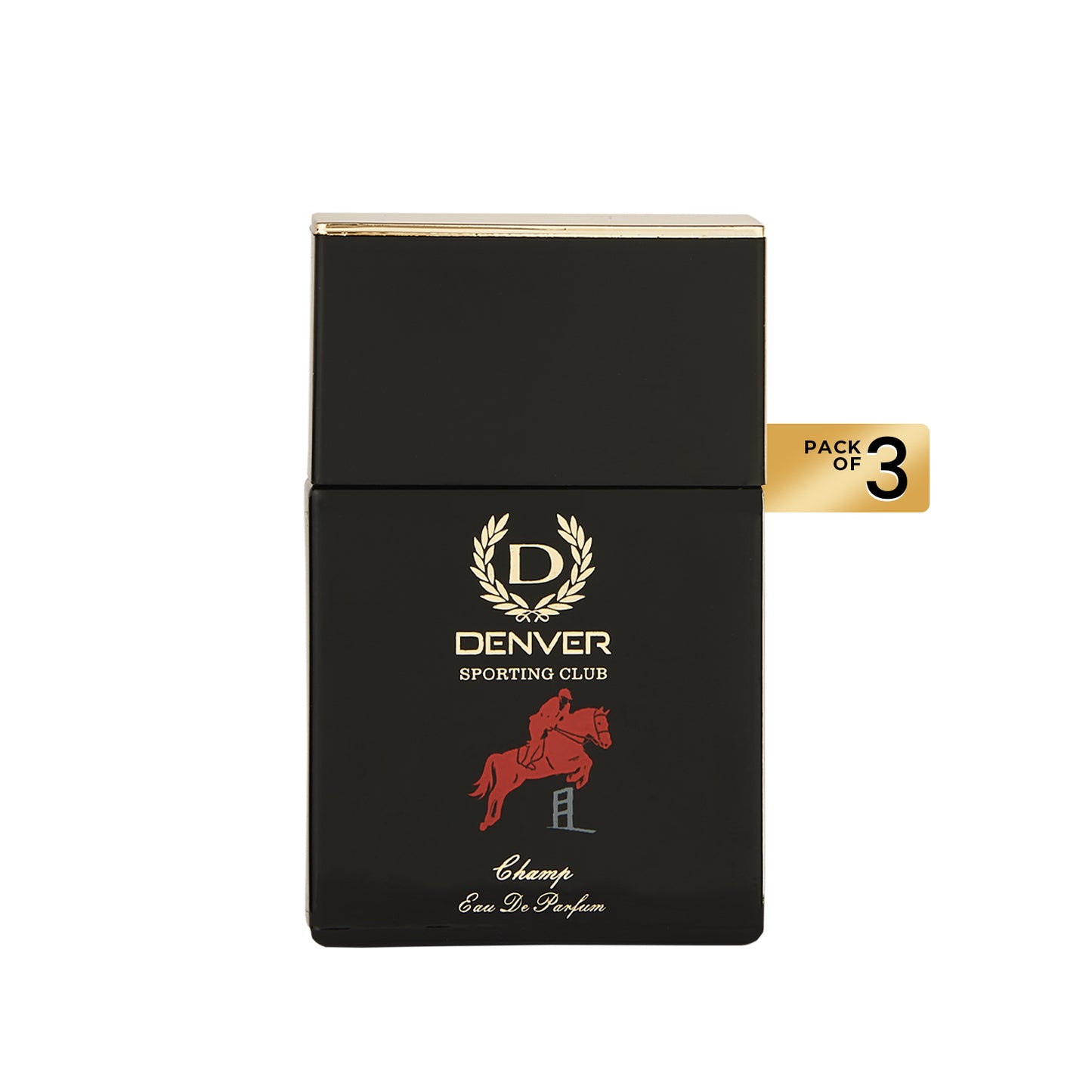 Denver Pack of 3 Champ Perfumes - 60ml Each