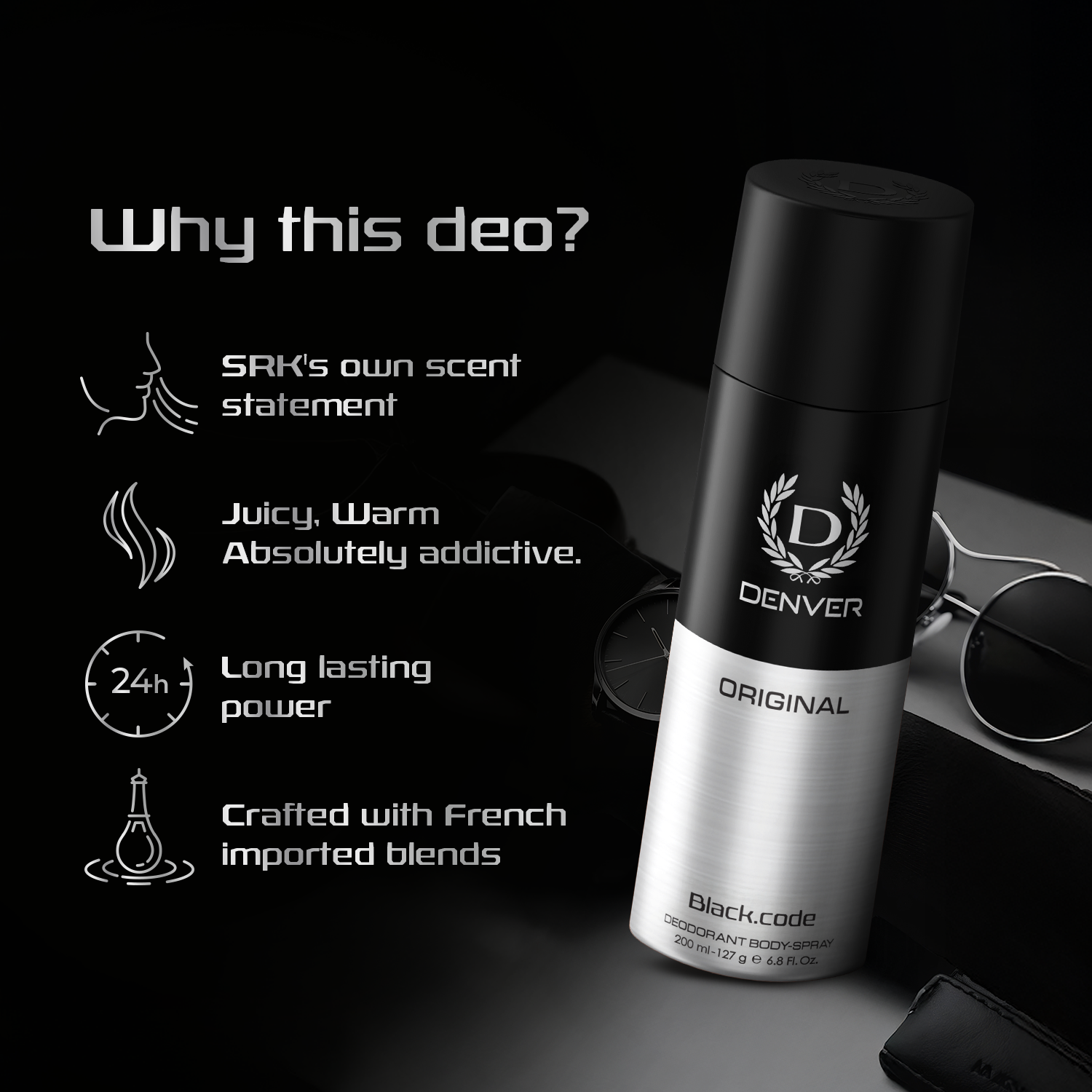 Black Code Original Deodorant 200ml - Why this Deo?