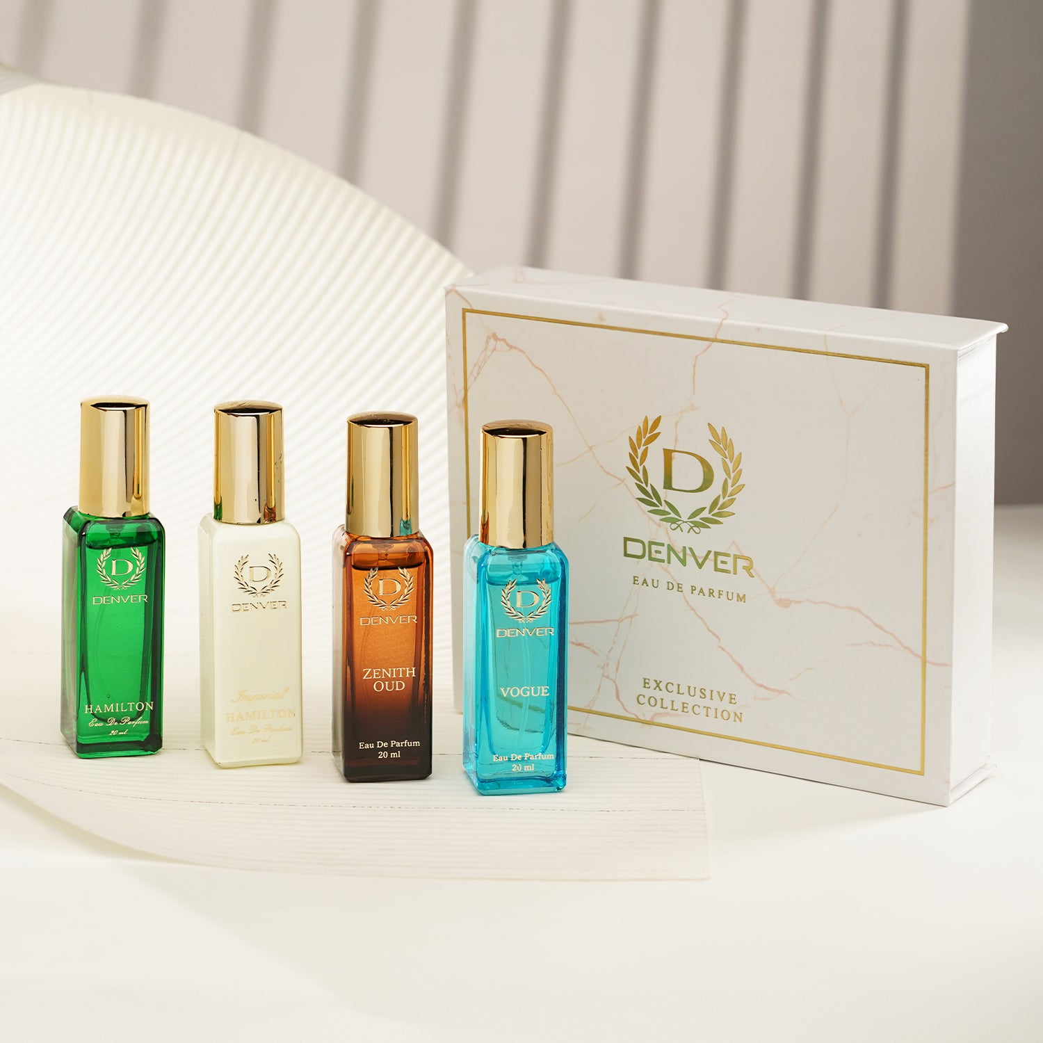 DENVER Unisex Exclusive Collection Gift Set of 4x20ml – Denverformen