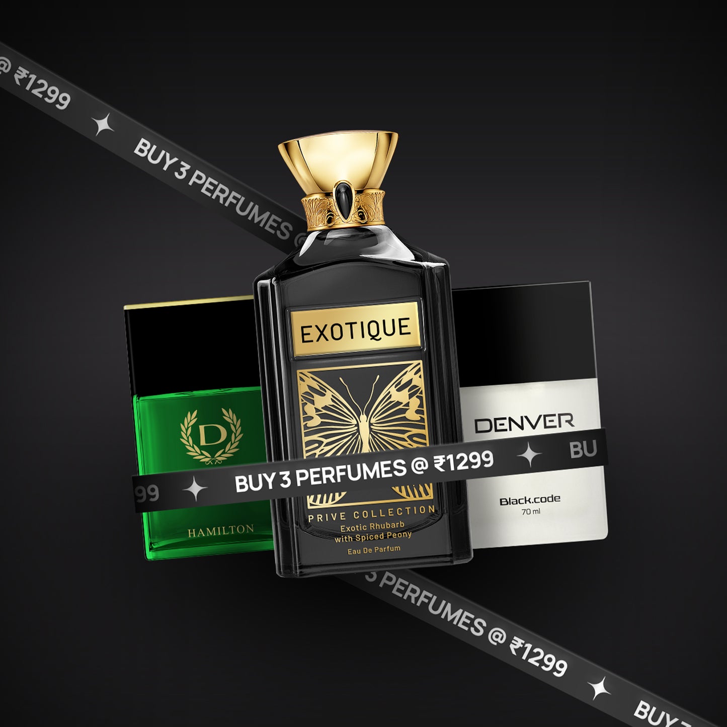 Exotique Exotic Rhubarb 100ml + Hamilton & Black Code 70ml Each