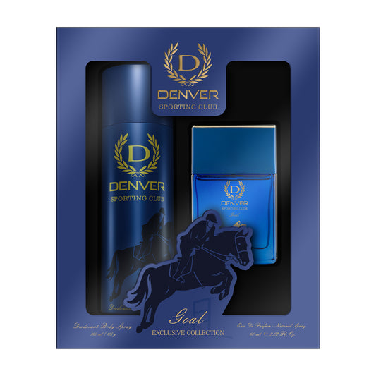 Sporting Club Goal Premium Gift Pack | 60ml Perfume | 165ml Deodorant | DENVER