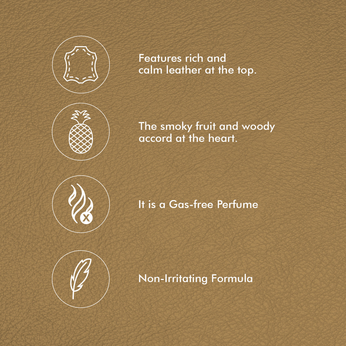 SRK Perfume White Leather - Features