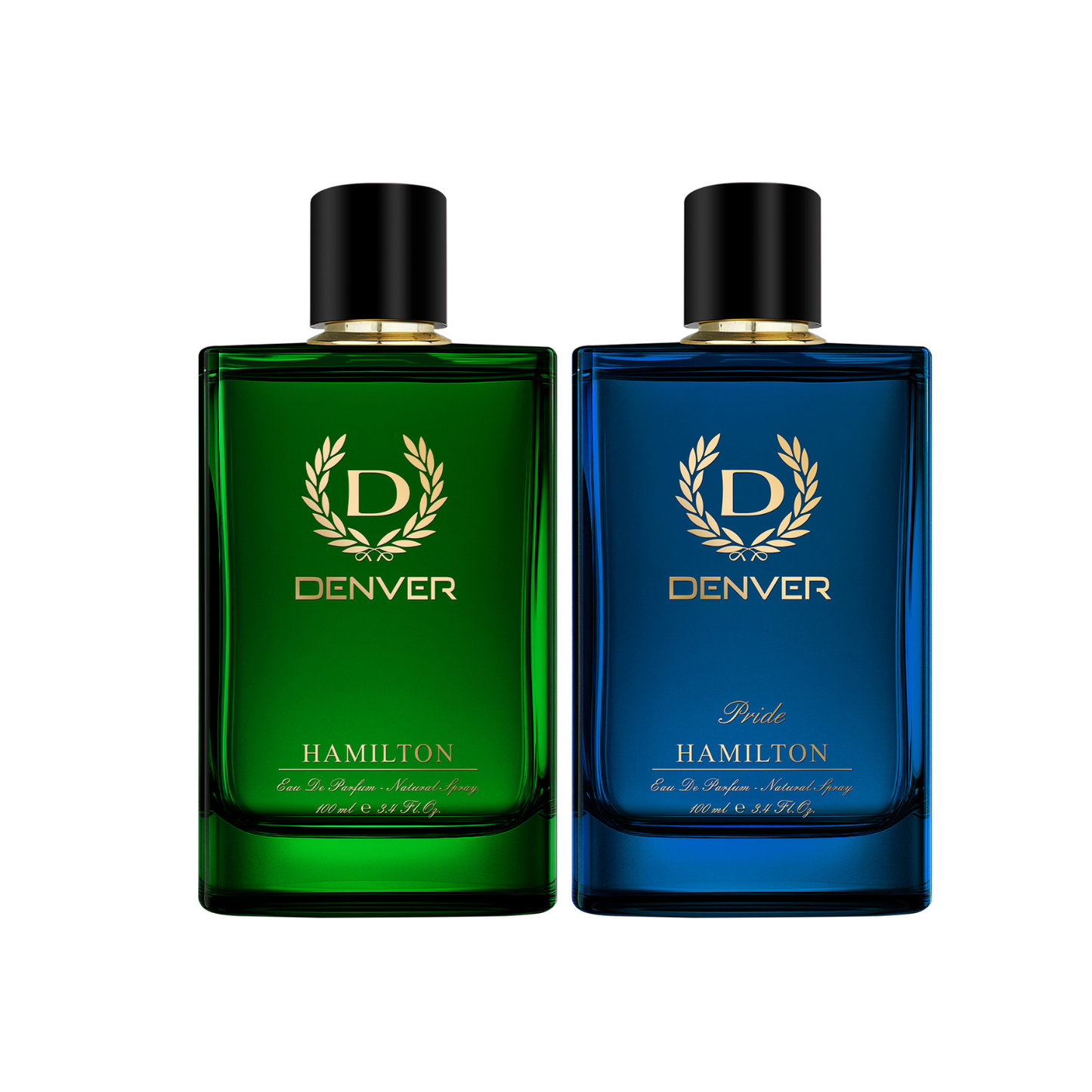 Denver Pack of 2 Perfumes (Hamilton & Pride) - 100ml Each