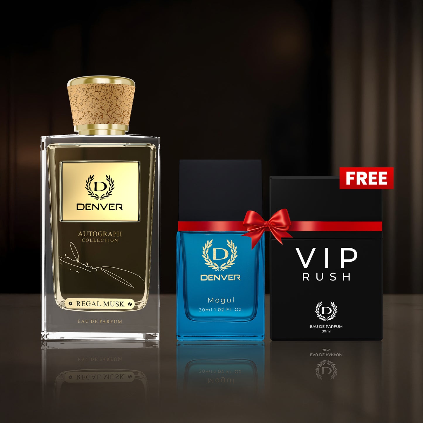 SRK Autograph Perfume Regal Musk 100ml | Free Mogul & Vip Rush perfume 30ml
