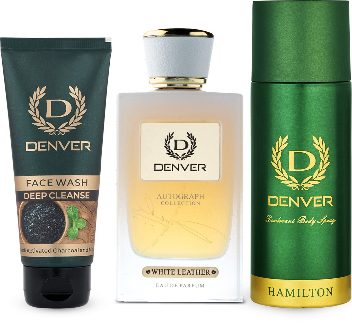 Denver Deep Cleanse, White leather & Hamilton deo