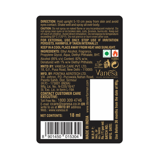 Denver Caliber Pocket perfume back Side