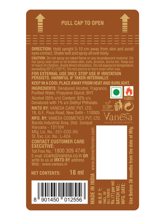 Denver Challenger Pocket Perfume Back Side