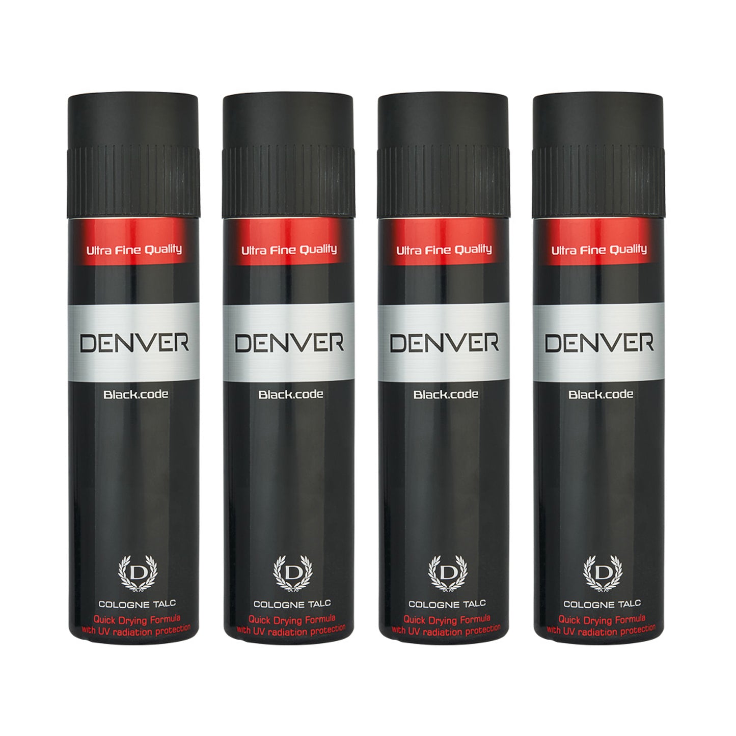 Black Code Body Talc For Men Pack Of 4