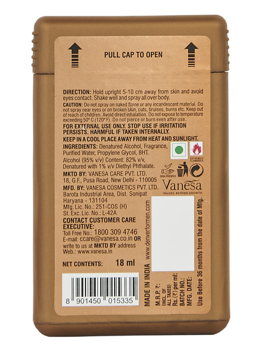 Denver King Pocket Perfume Back Side