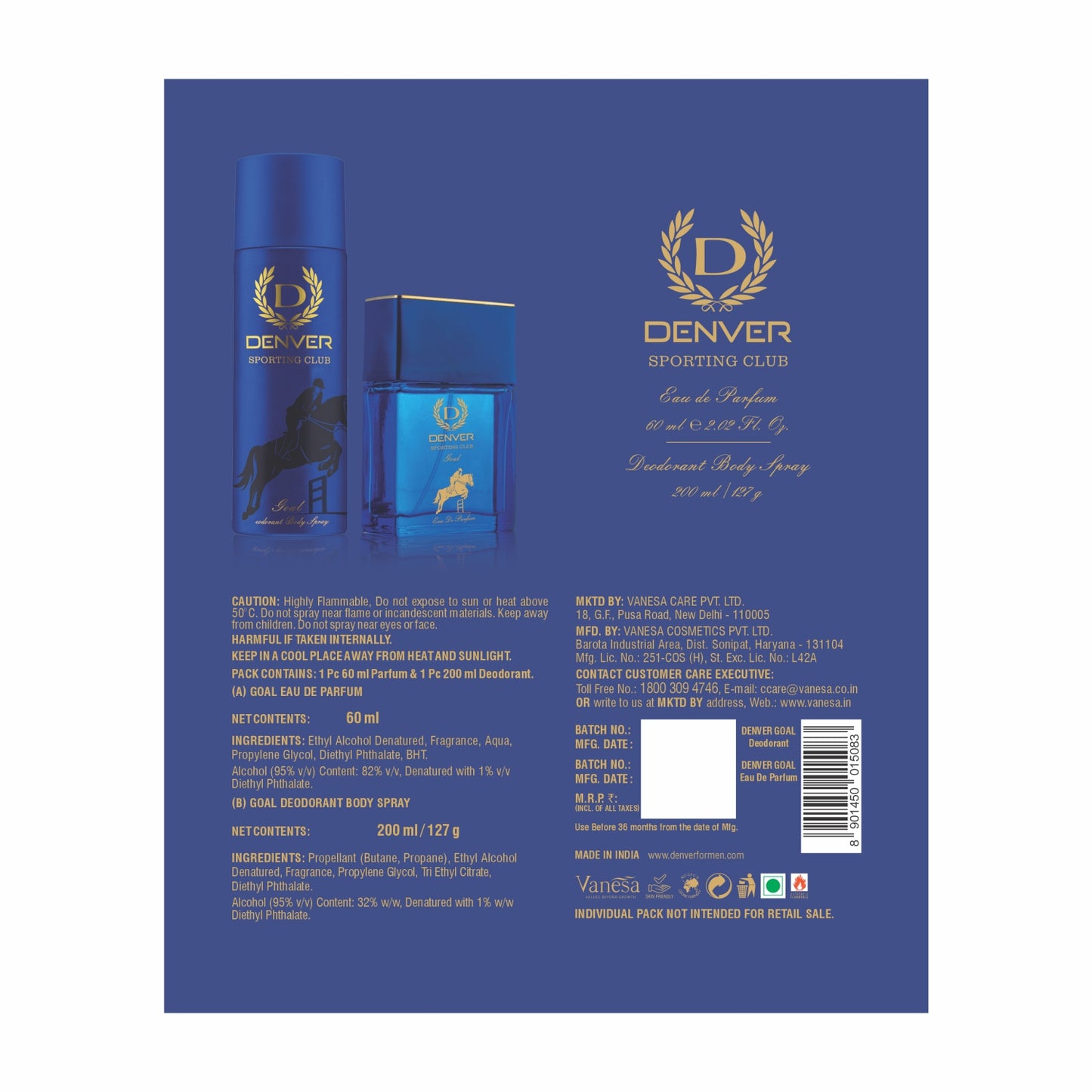 Denver Goal Gift Pack Back Side