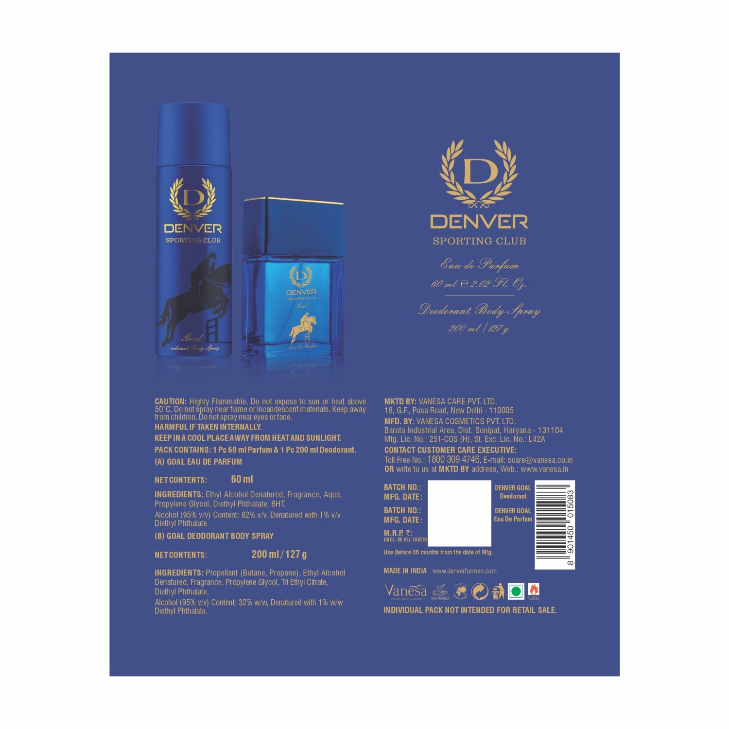 Denver Goal Gift Pack Back Side