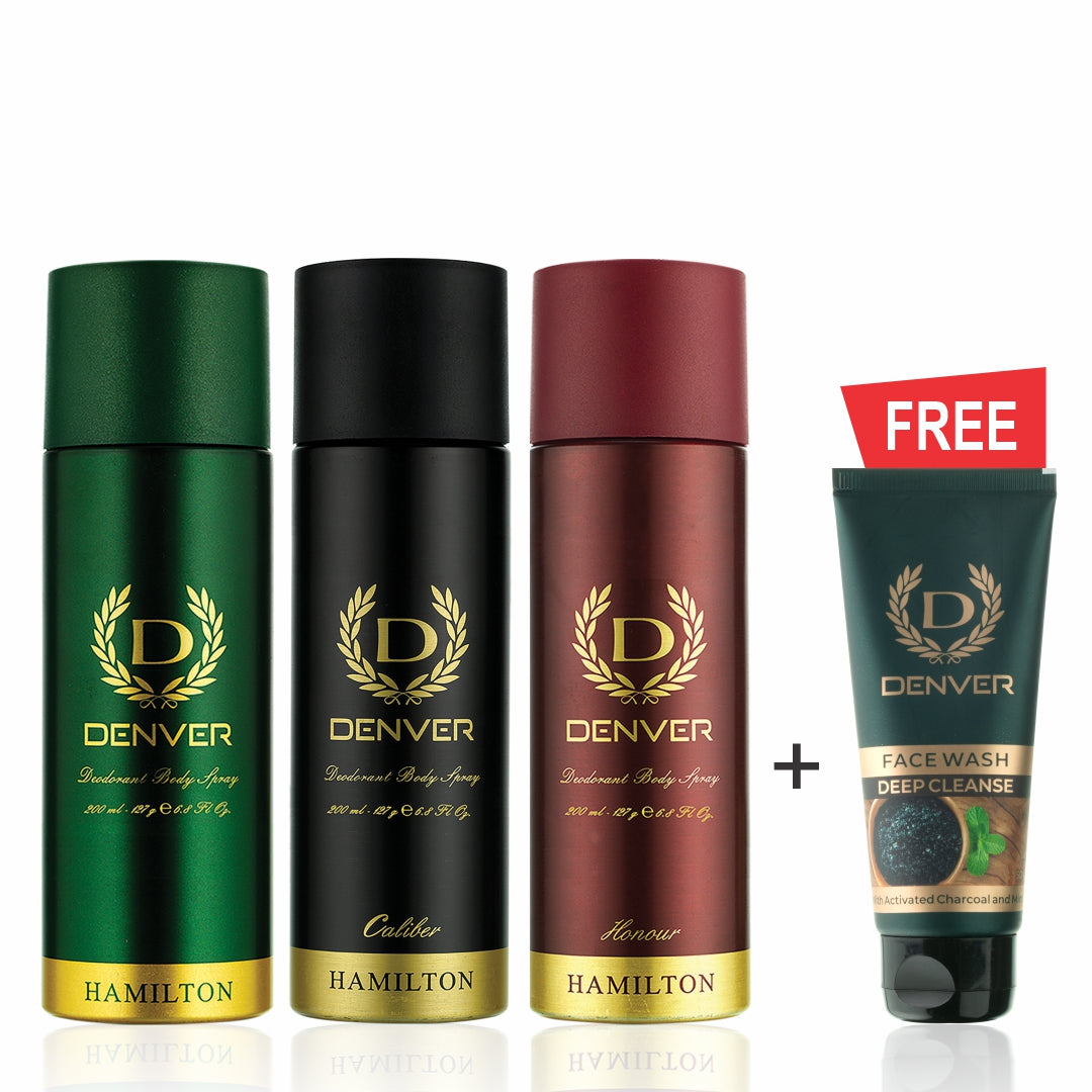 Denver Hamilton Collection Deos with Deep Cleanse face wash