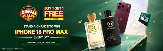 Denver Diwali Sale: Buy 1 Get 1 Free on Perfumes for Men