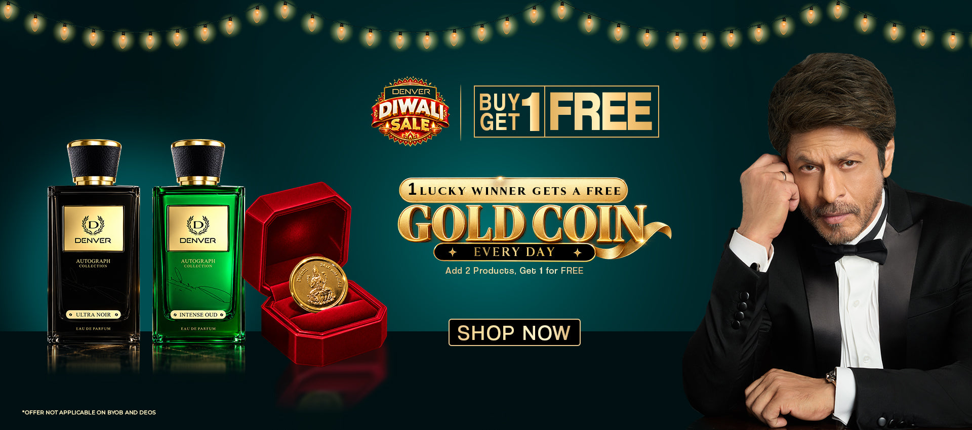 Buy 1 Get 1 Free and Win a Gold Coin Daily