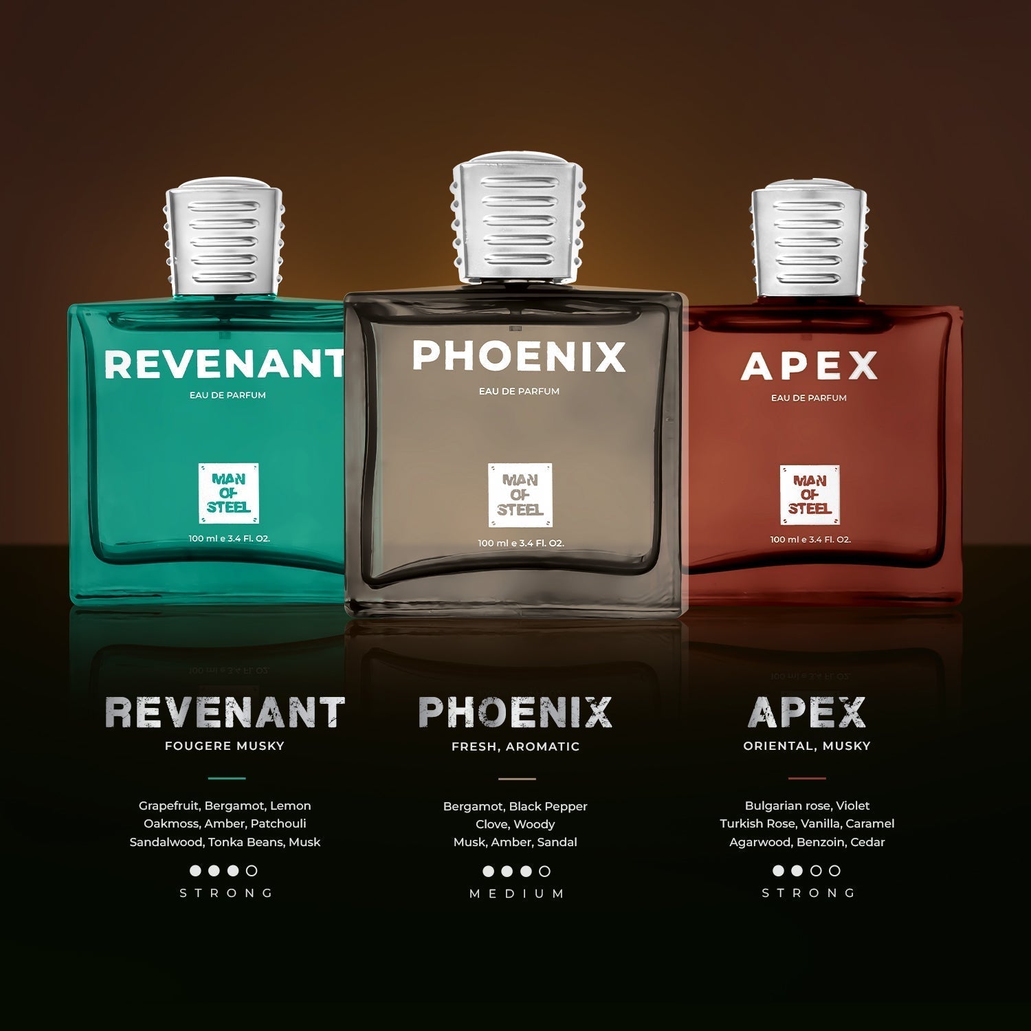 Man of Steel - High Performance Perfumes for Men