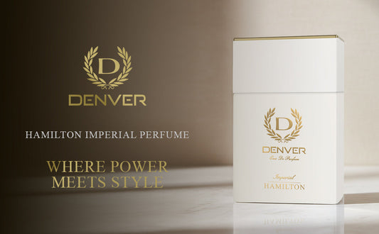 Man wearing seductive musk perfume for date night, Denver For Men fragrance collection
