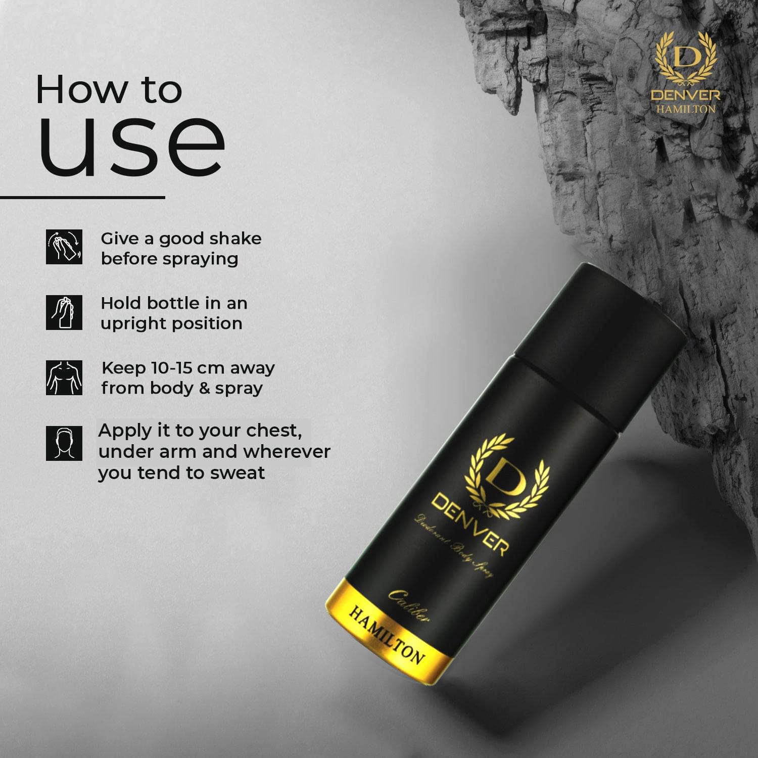 Denver Nano Caliber Deodorant How To Use?