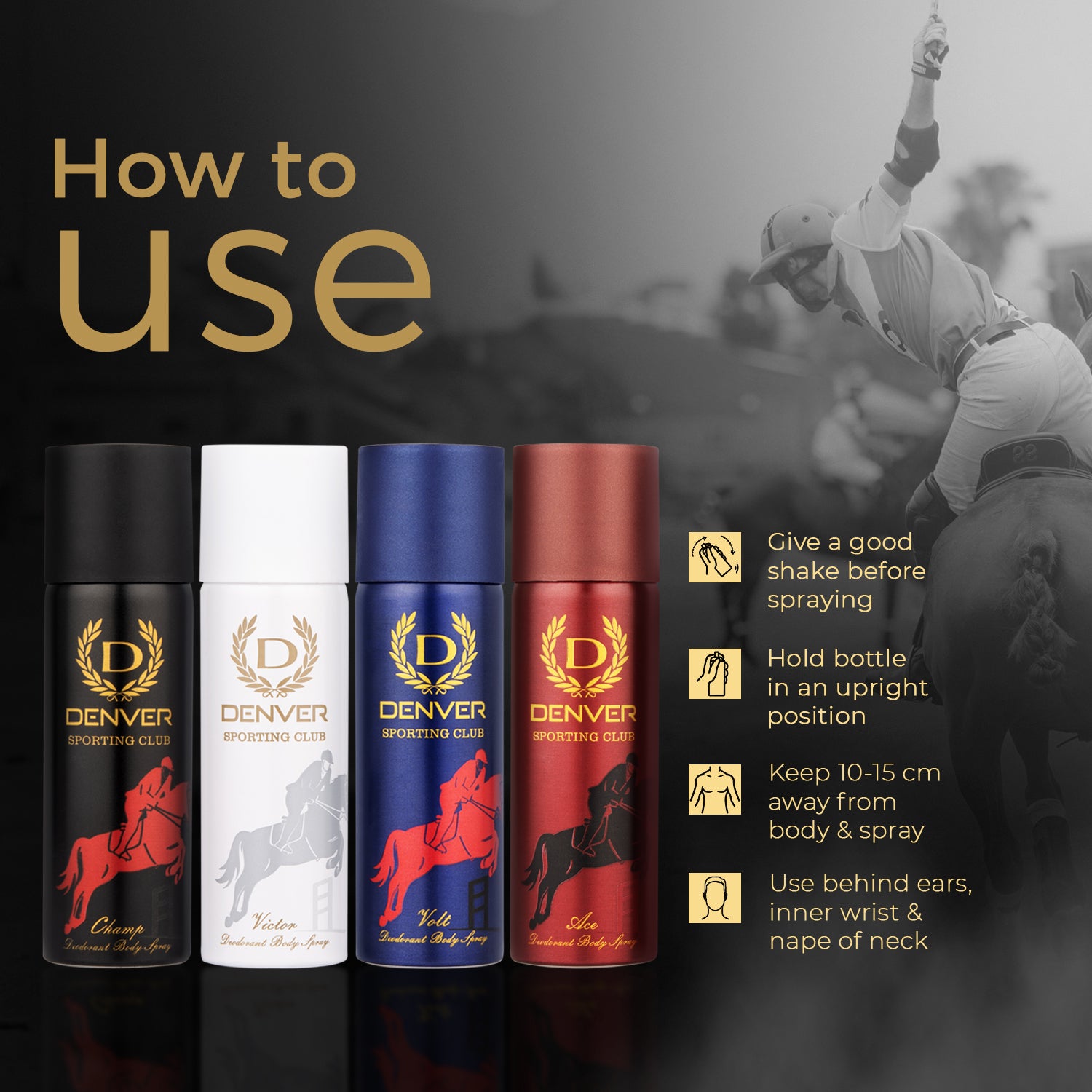 Sporting club collection deodorant how to use
