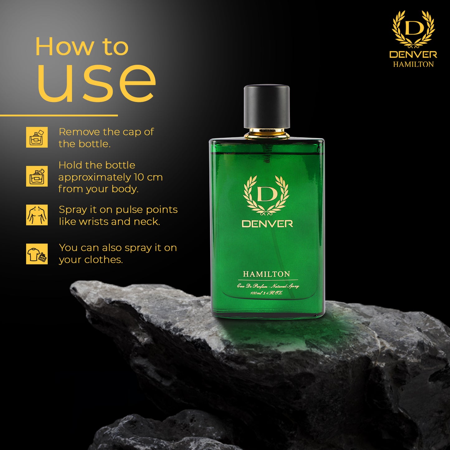 Hamilton Perfume 100ml How To Use?