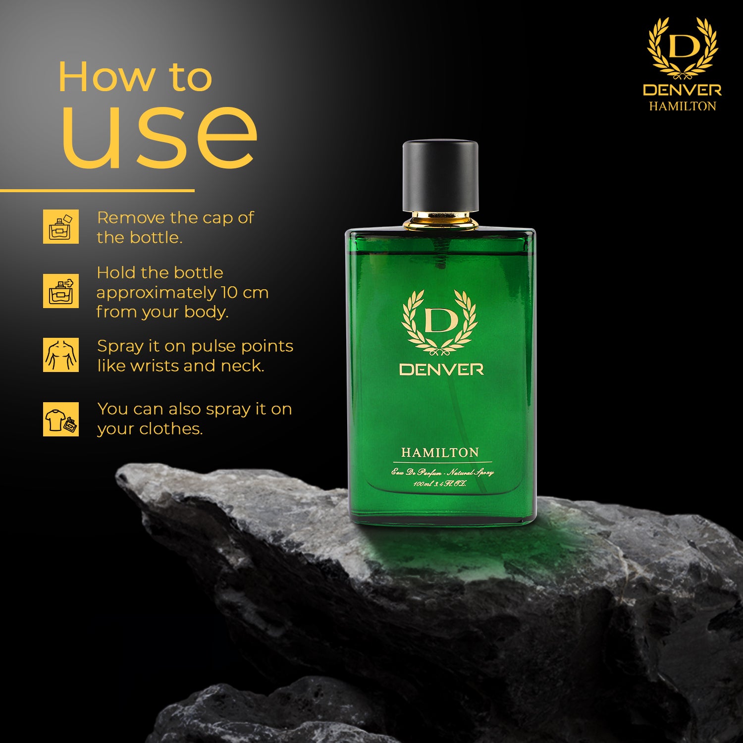 Hamilton Perfume 100ml How To Use?