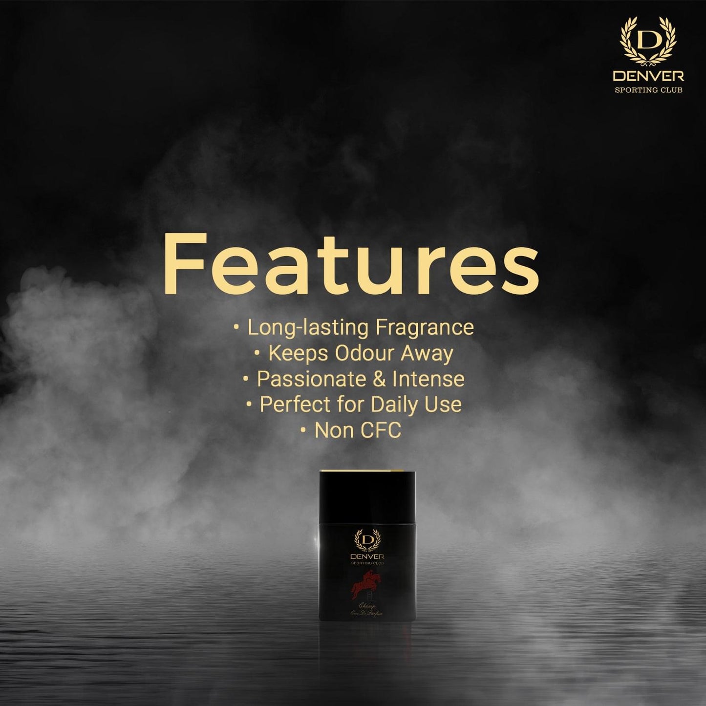 Denver Champ Perfume Features