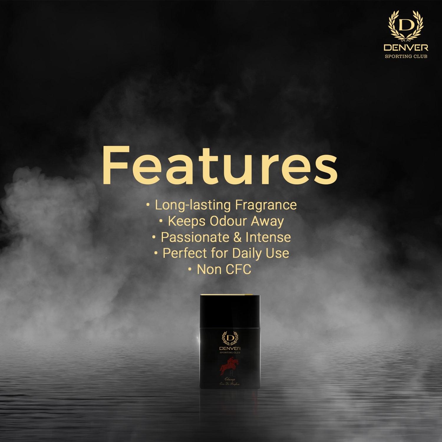 Denver Champ Perfume Features