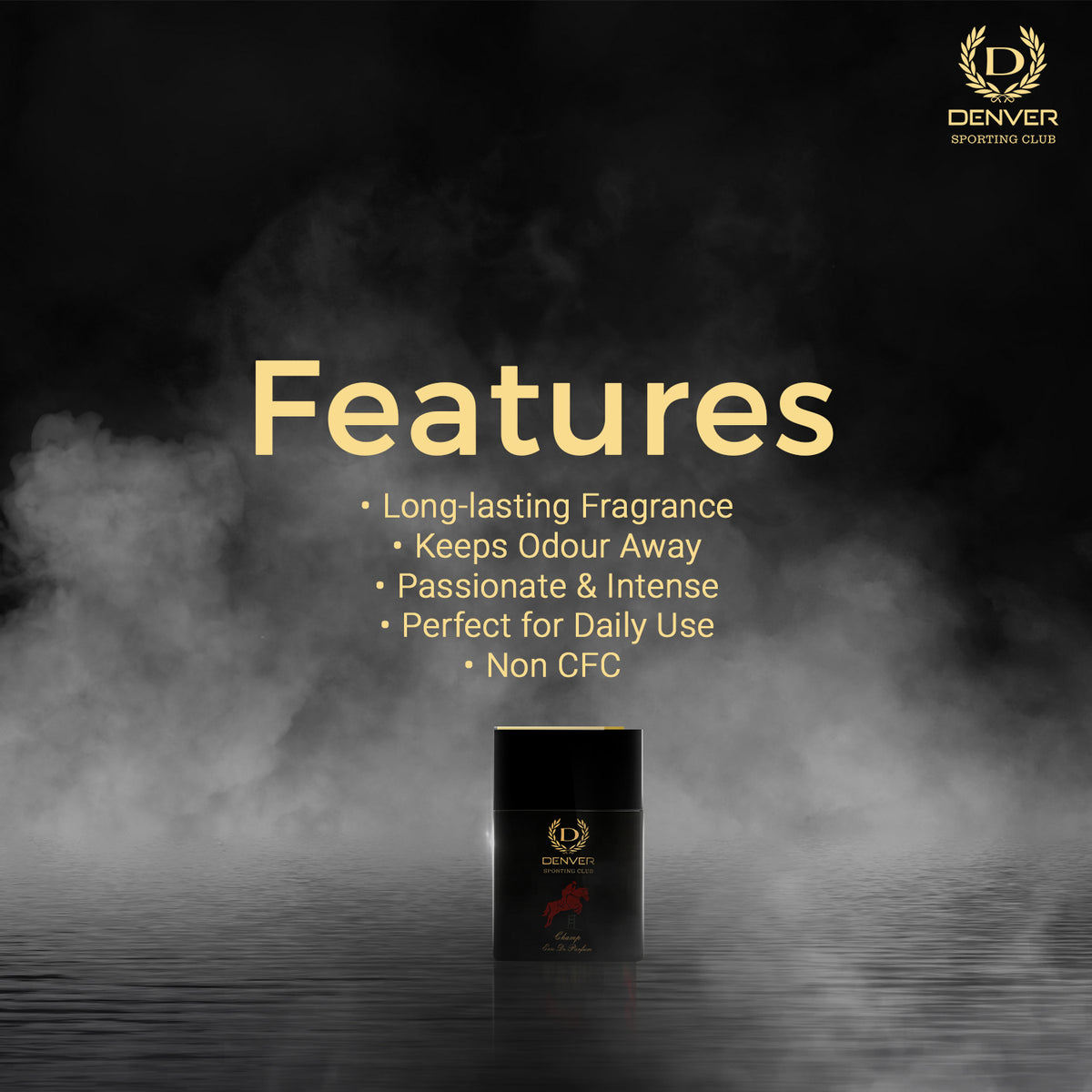 Denver Champ 70ml Perfume Features