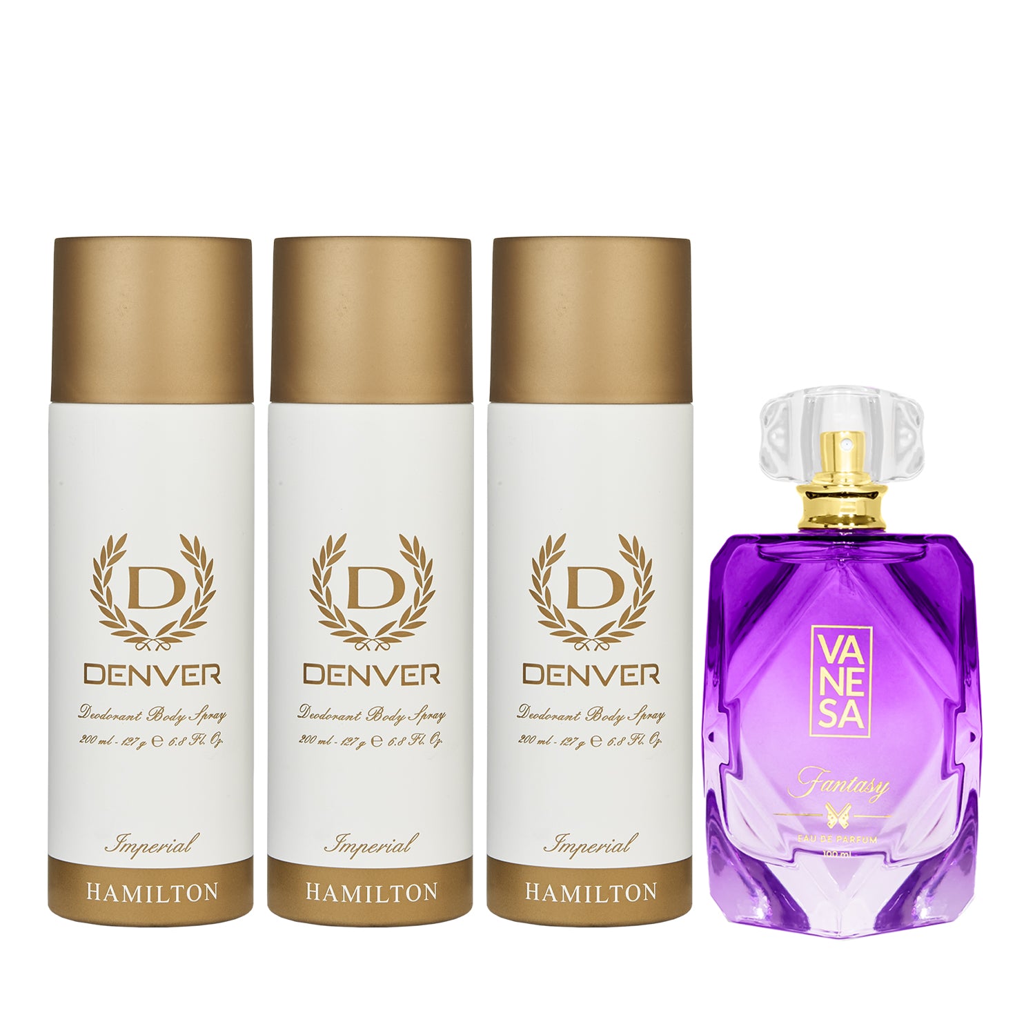 Imperial deo pack of 3 with Vanesa Fantasy Perfume