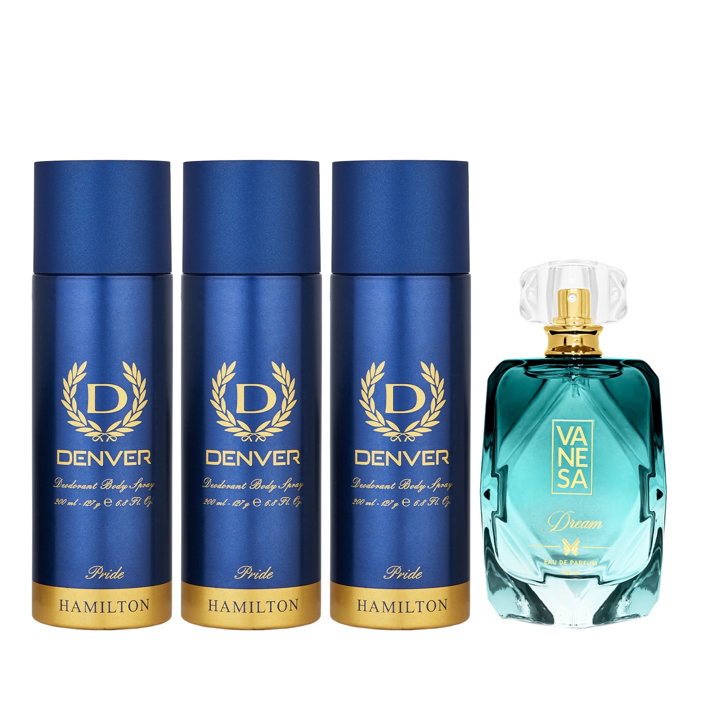 Pride deo pack of 3 with Vanesa Dream Perfume