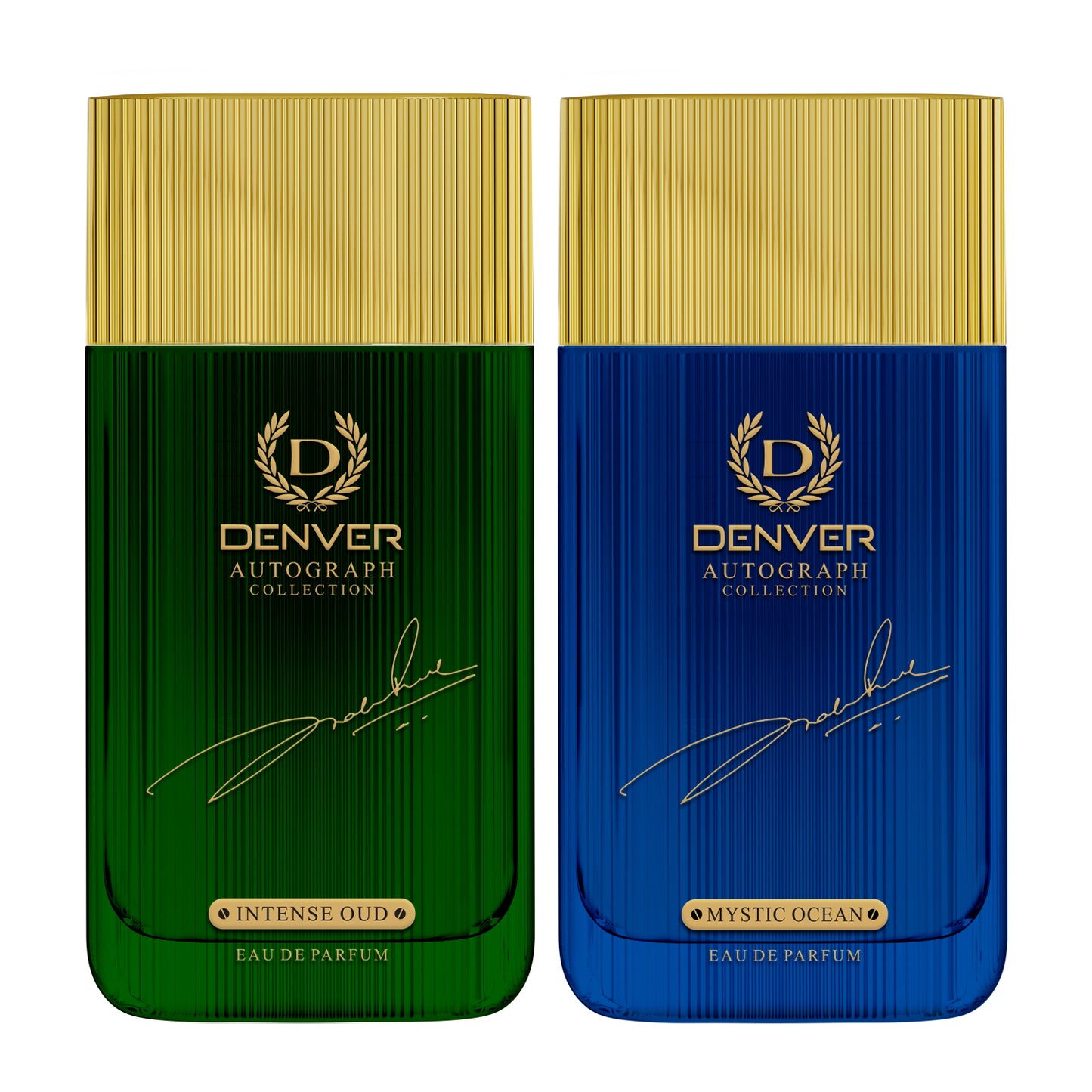 DENVER Pack of 2 SRK Autograph Perfume (Intense Oud + Mystic Ocean) - 60ml Each