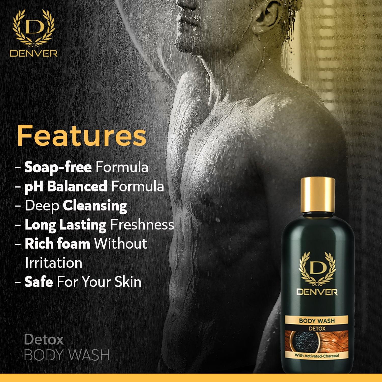 Denver Detox Body Wash Features