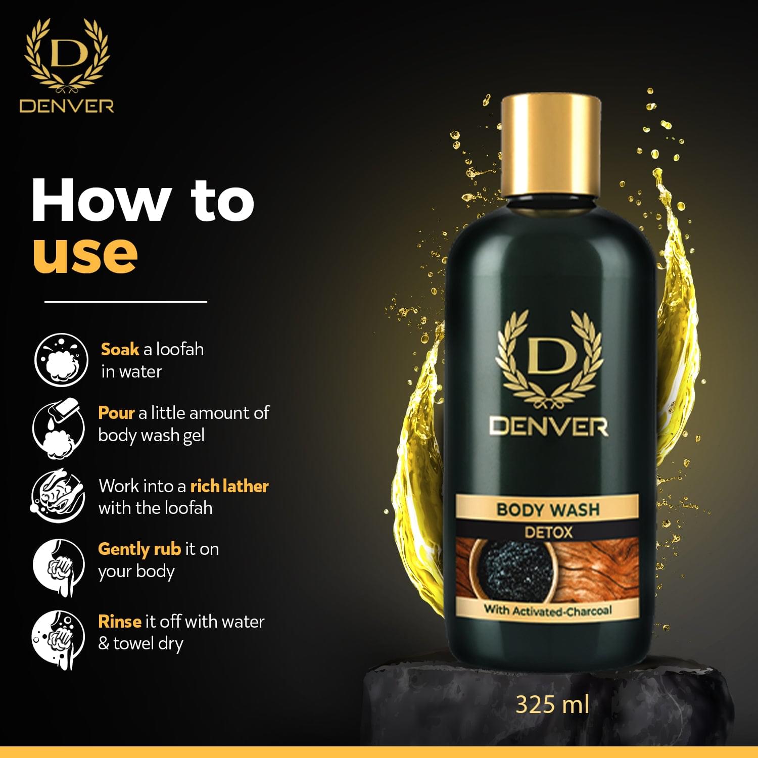 Denver Detox Body Wash How To Use?