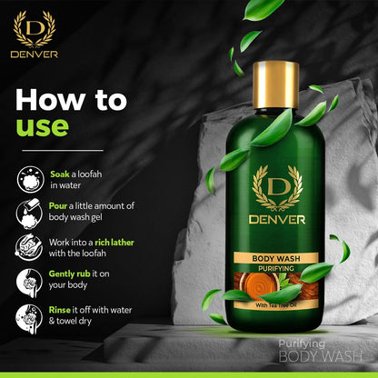 Denver Purifying Body Wash How To Use?