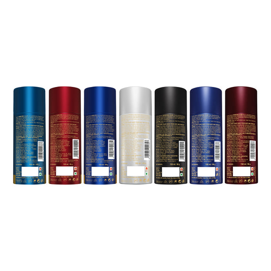 Denver Pack of 7 Deos (Pride+Integrity+Honour+Victor+Goal+Ace+Champ) - 150/165ml