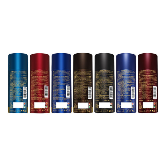 Denver Pack of 7 Deos (Pride+Integrity+Honour+Royal Oud+Goal+Ace+Champ) - 150/165ml