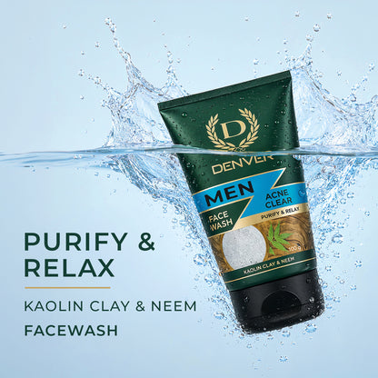 Acne Clear Face Wash 100GM | DENVER