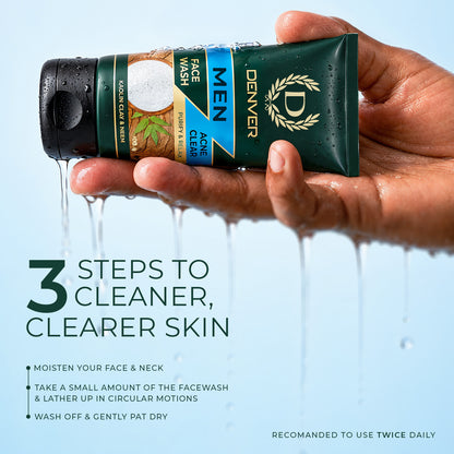 Acne Clear Face Wash 100GM | DENVER