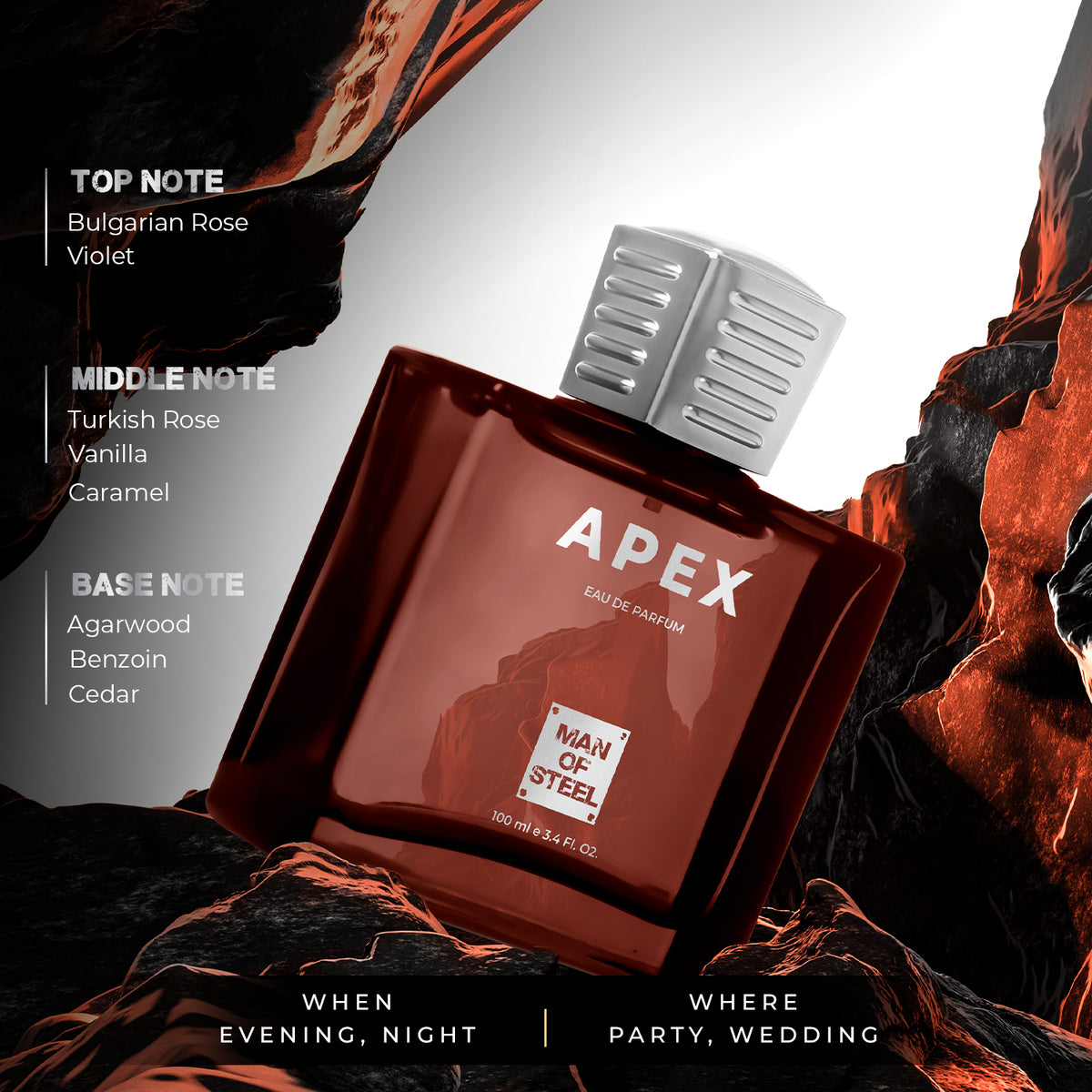 Apex Perfume 100ml - Notes