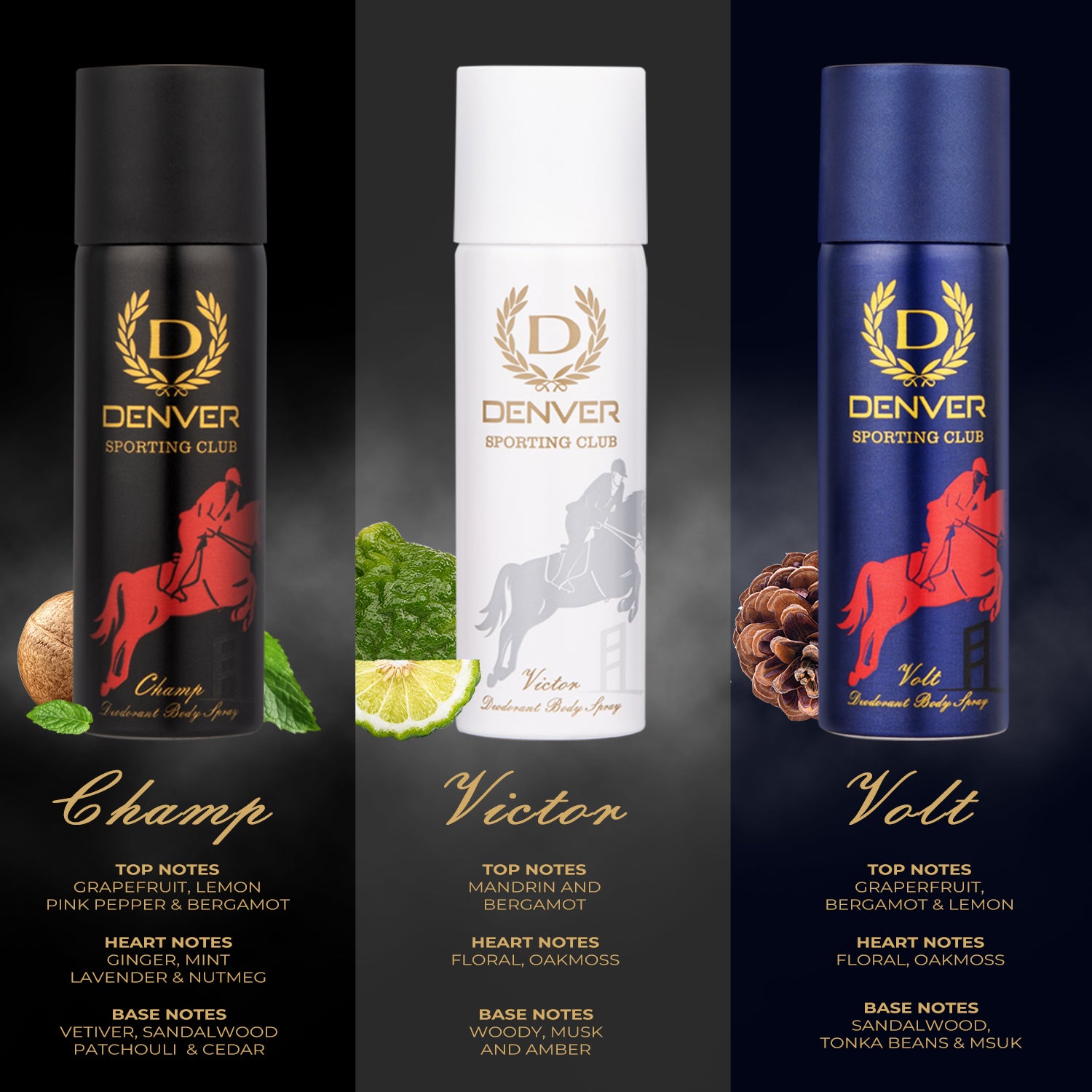 Sporting club collection deo features