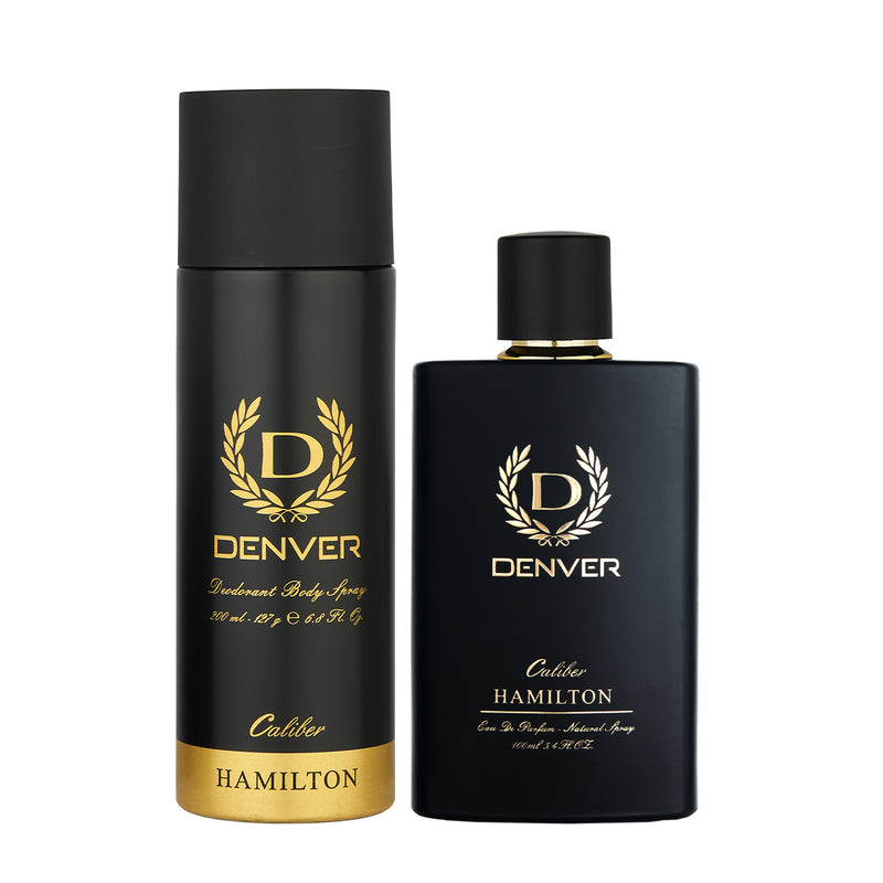 Hamilton Caliber Perfume 100ml and Caliber Deo 200 ml (Pack of 2)