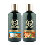 Denver Body Wash Combo Hydrating And Refreshing 325ml Each with Loofah
