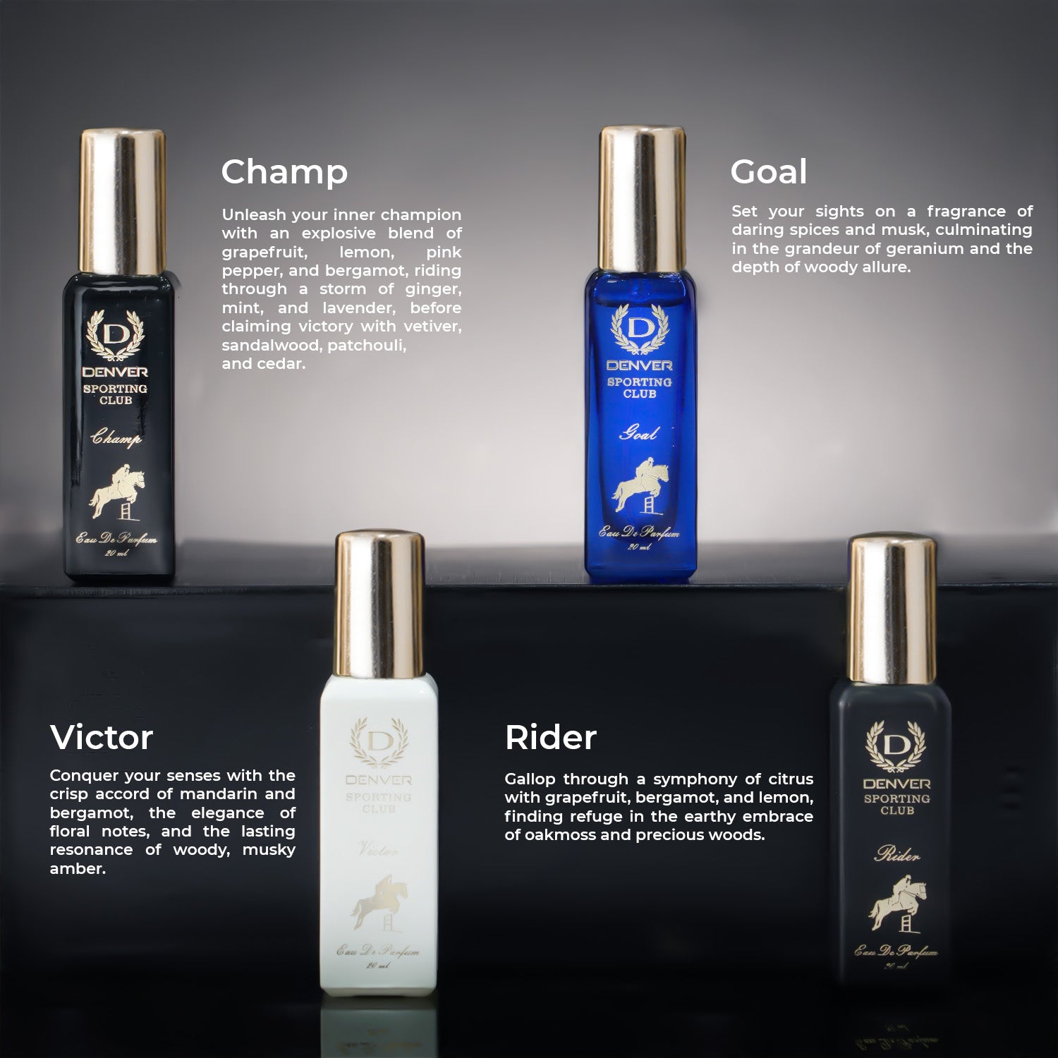 Sporting Club EDP perfume 20ml Notes