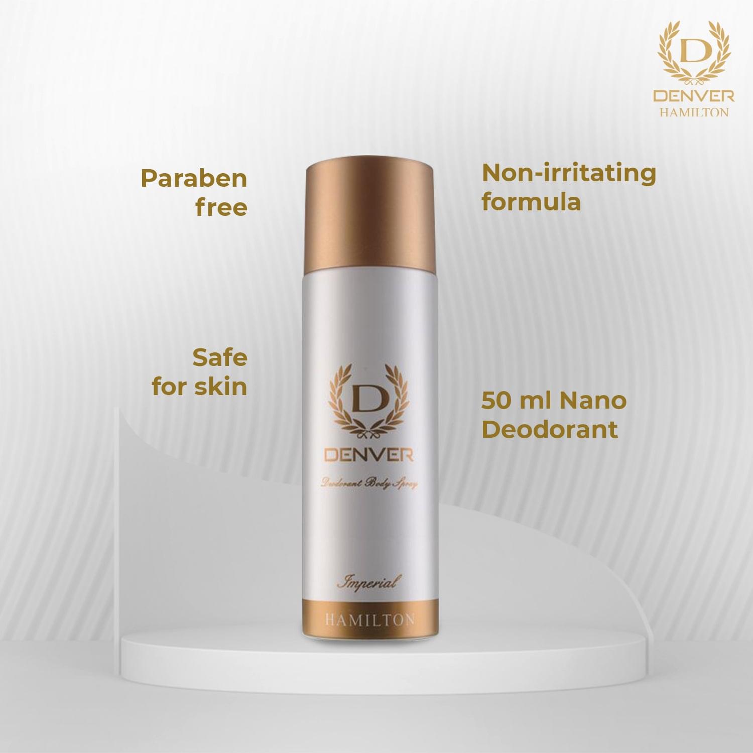 Denver Imperial Nano Deodorant Features